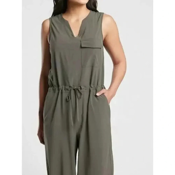 Athleta Topanga Jumpsuit Gray Size XS - Picture 4 of 10